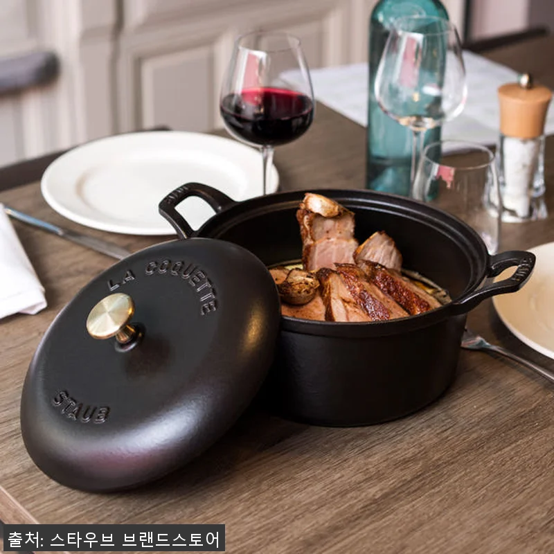 스타우브 원형 빈티지 꼬꼬떼 블랙 2 관련 이미지 2