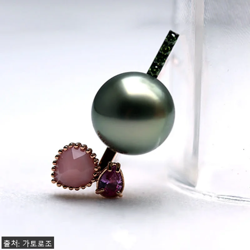 흑진주 반지 11mm 타히티 해수 진 관련 이미지 2