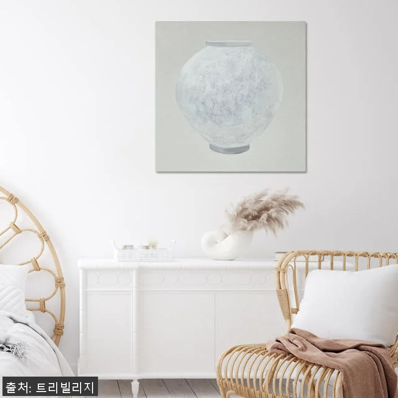 풍수액자 유화 달항아리그림 벽장식 인 관련 이미지 2