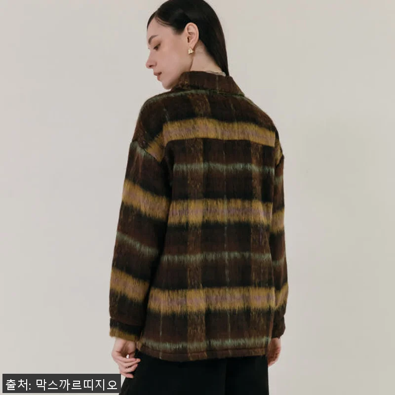 헤어리 배색 스트라이프 루즈핏 캐주얼 관련 이미지 2