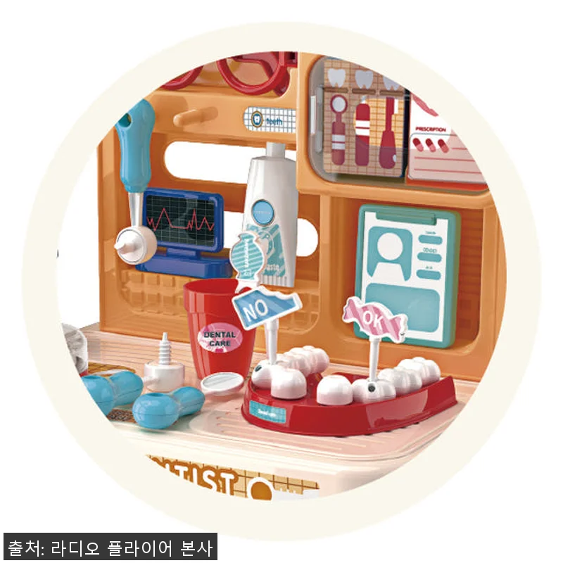 올리블리 치과 병원놀이 테이블 사용후 관련 이미지 2
