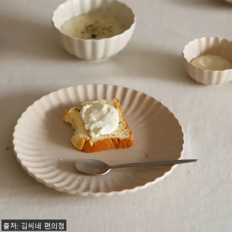 쉘 도자기 2인 신혼 그릇 세트 사용 관련 이미지 3