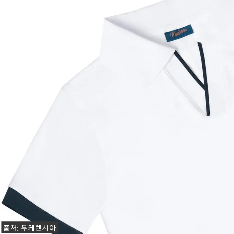미스페라 여성 레귤러핏 오픈카라 폴로 관련 이미지 4