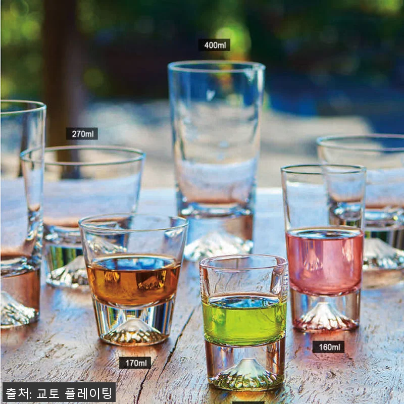 후지산 에도글라스 하이볼 칵테일바 홈 관련 이미지 4
