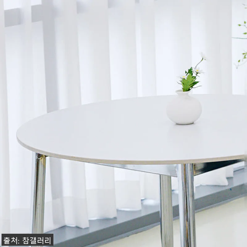 레오르 원형 세라믹식탁 포세린 크롬 관련 이미지 3