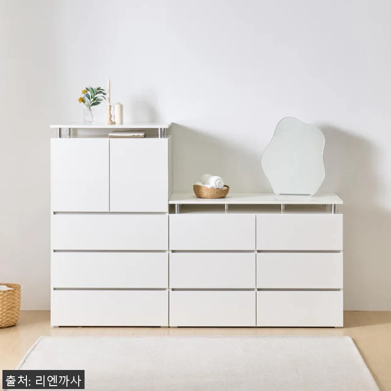 마인 3단 서랍장 1200 화이트 사 관련 이미지 5