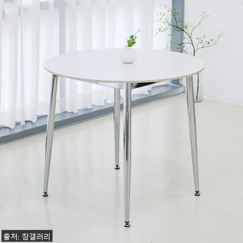 레오르 원형 세라믹식탁 포세린 크롬 관련 이미지 5