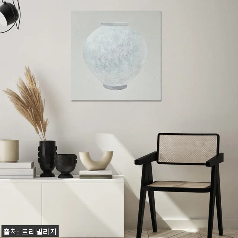 풍수액자 유화 달항아리그림 벽장식 인 관련 이미지 7