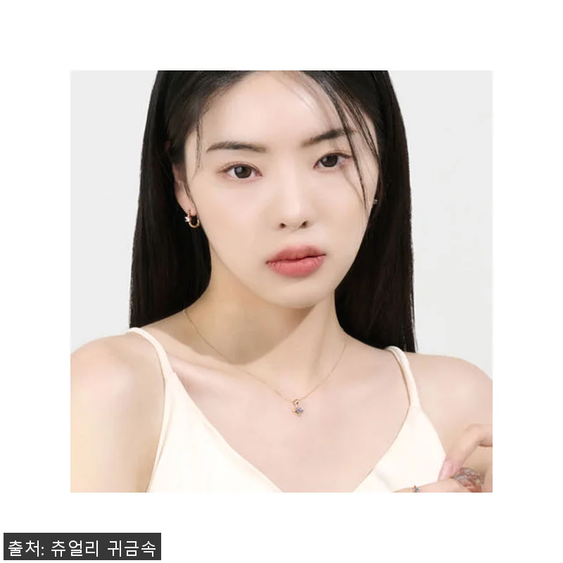 14k 18k 6월탄생석 라벤더 목걸 관련 이미지 8