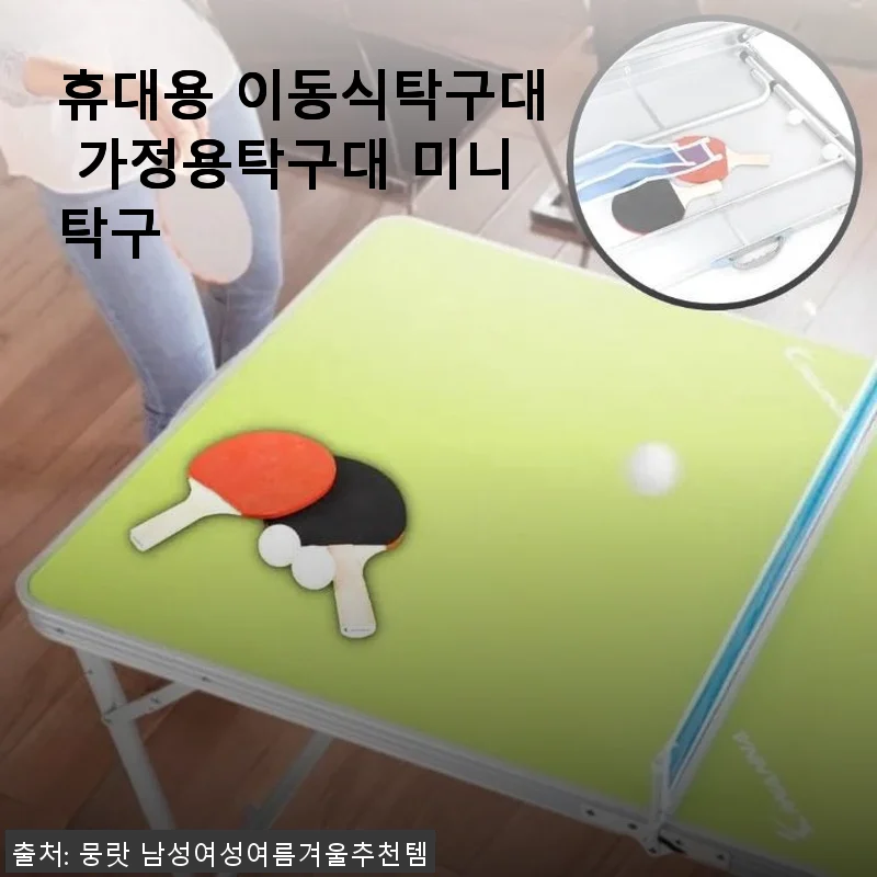 휴대용 이동식탁구대 가정용탁구대 미니탁구 사용후기