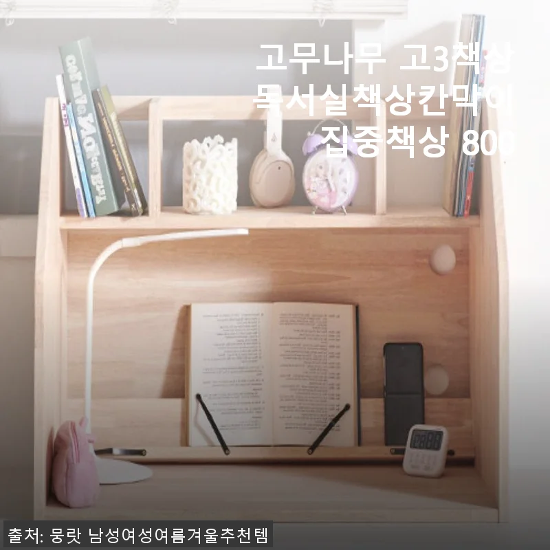 고무나무 고3책상 독서실책상칸막이 집중책상 800 사용후기