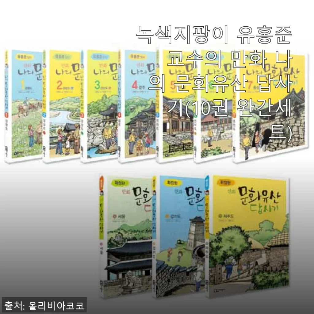 녹색지팡이 유홍준 교수의 만화 나의 문화유산 답사기 10권 완간세트 사용후기