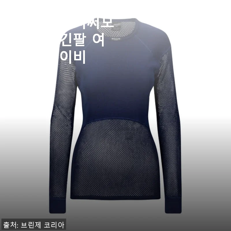 브린제 슈퍼써모 기능성긴팔 여성용 네이비 사용후기