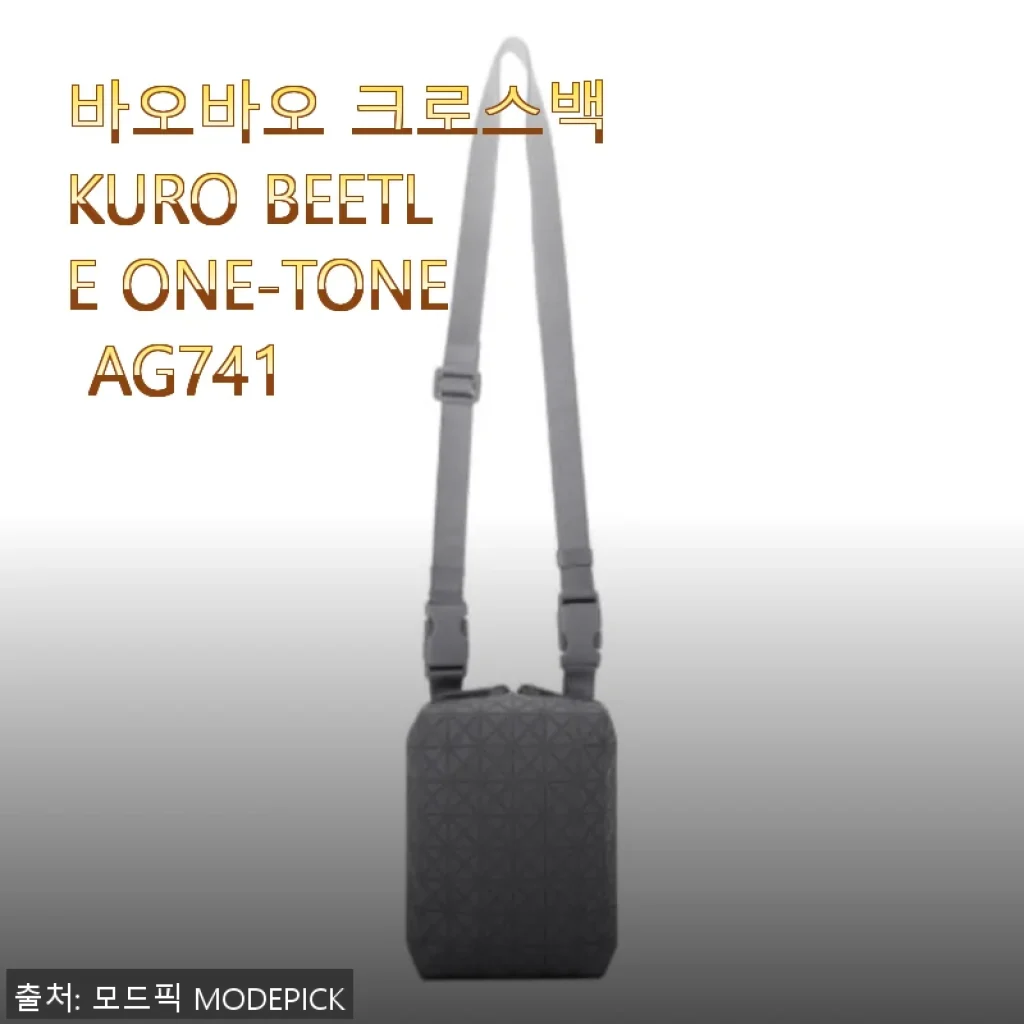 바오바오 크로스백 KURO BEETLE ONE-TONE AG741 사용후기