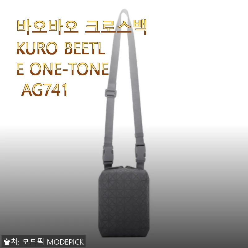 바오바오 크로스백 KURO BEETLE ONE-TONE AG741 사용후기