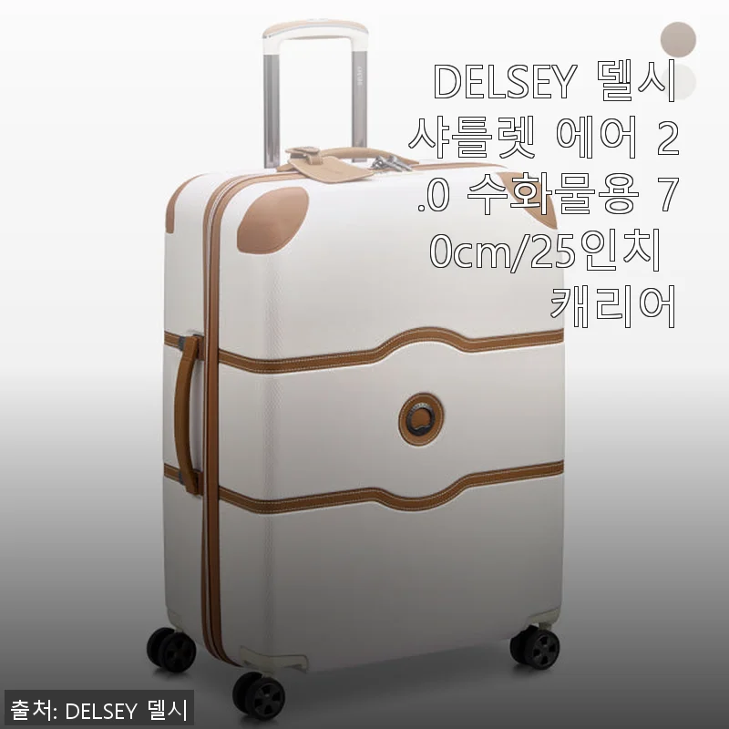 DELSEY 델시 샤틀렛 에어 2.0 70cm 캐리어 사용후기