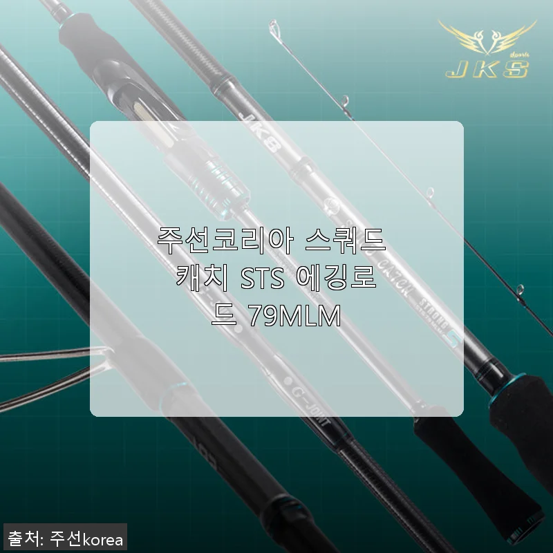주선코리아 스쿼드 캐치 STS 에깅로드 79MLM 사용후기: 가볍고 감도 좋은 가성비 낚싯대