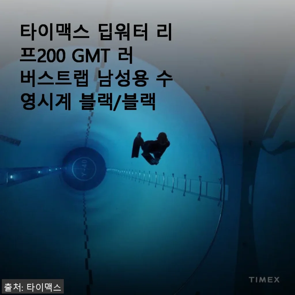 타이맥스 딥워터 리프200 GMT 러버스트랩 남성용 수영시계 사용후기