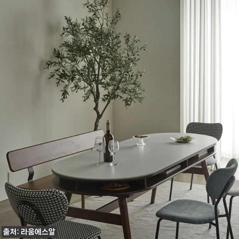 데이지 양면 세라믹 식탁 수납형 테이 관련 이미지 2