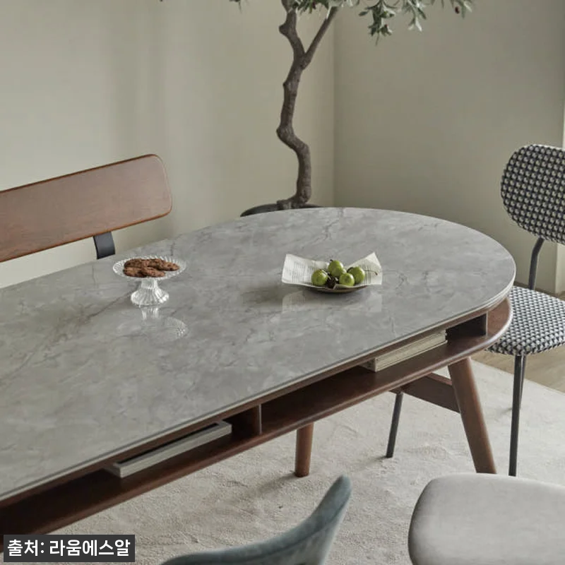 데이지 양면 세라믹 식탁 수납형 테이 관련 이미지 3