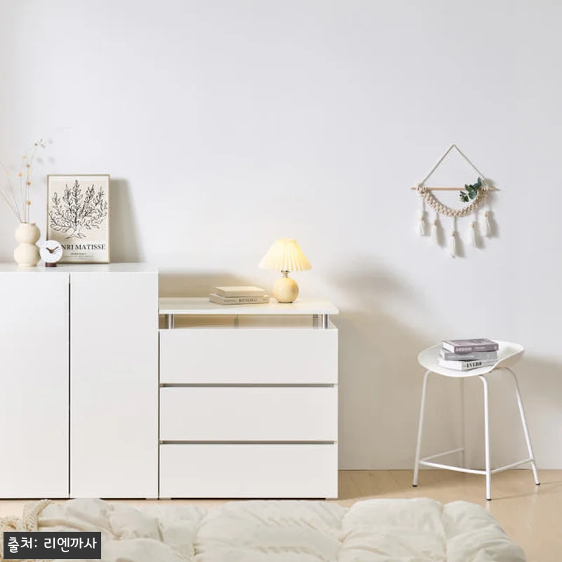 마인 3단 서랍장 800 화이트, 직 관련 이미지 3