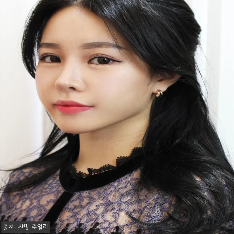 투링 슬림 원터치 데일리 골드 귀걸이 관련 이미지 1