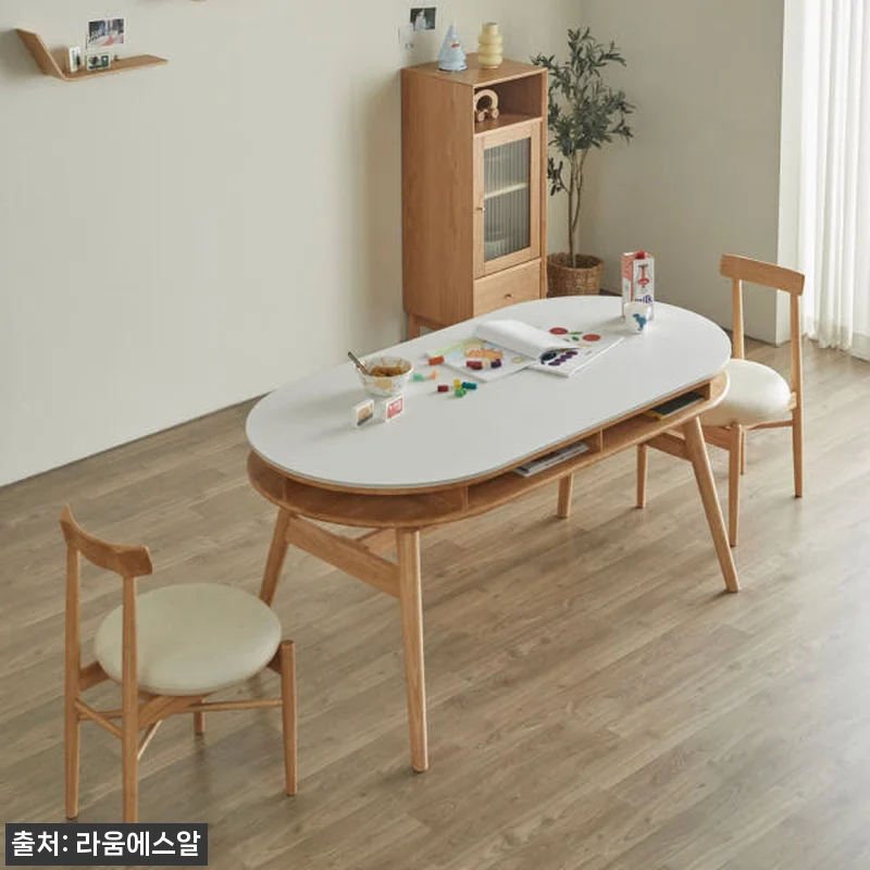 데이지 양면 세라믹 식탁 수납형 테이 관련 이미지 5