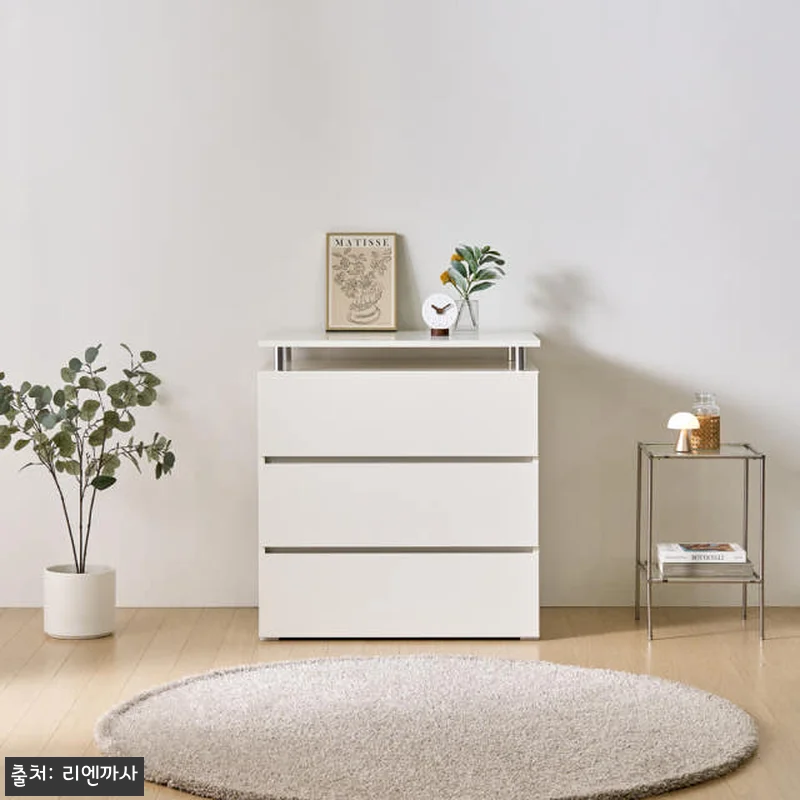 마인 3단 서랍장 800 화이트, 직 관련 이미지 5