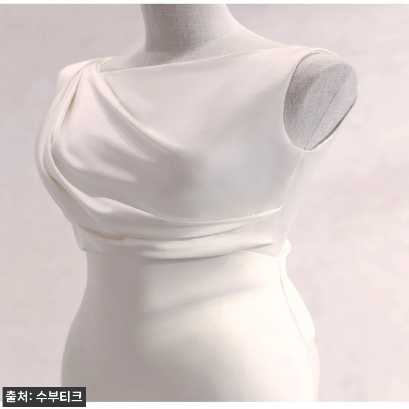 새틴 나시 민소매 머메이드 드레스, 관련 이미지 6