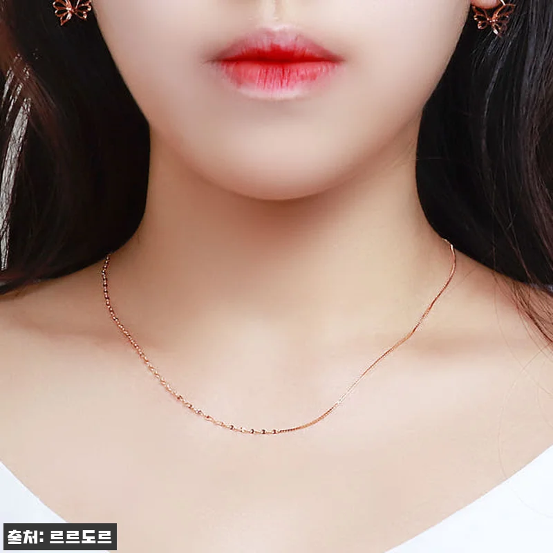 14k 18k 비사 박스 콤비 체인 관련 이미지 7