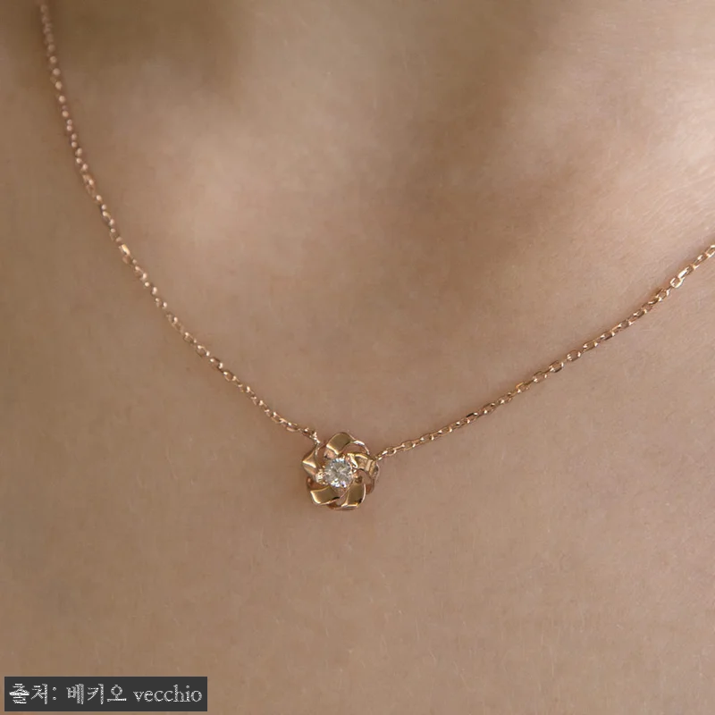 14k 루시플라워 금 목걸이 사용후기 관련 이미지 7