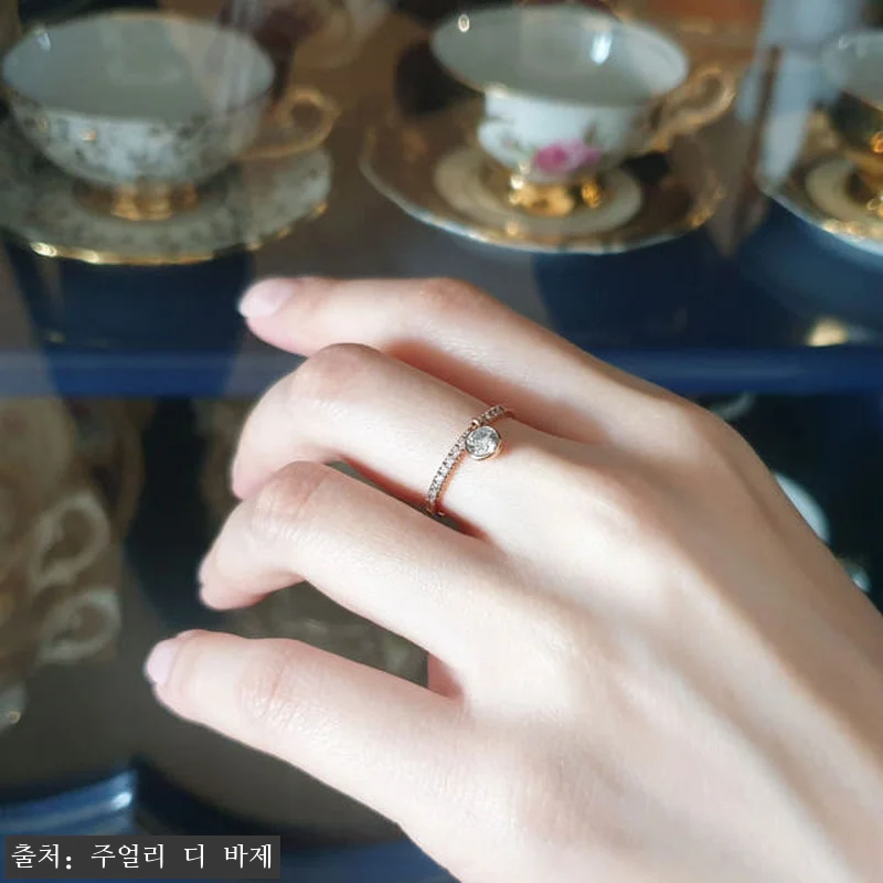 딸랑이반지 14k 18k 금 큐빅 데 관련 이미지 8