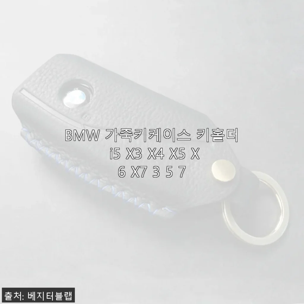 BMW 가죽키케이스 키홀더 i5 X3 X4 X5 X6 X7 3 5 7 사용후기