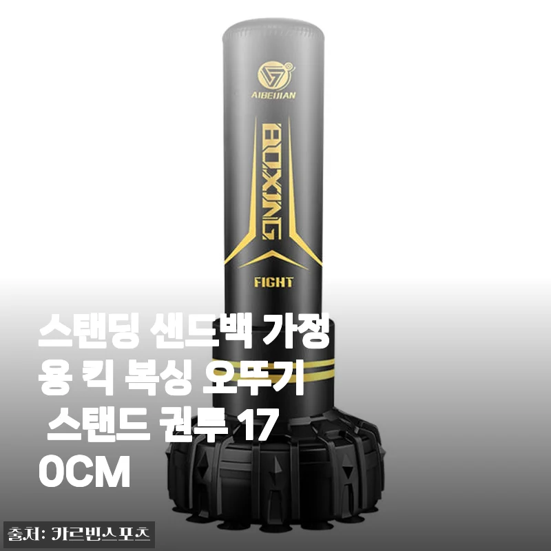 스탠딩 샌드백 가정용 킥 복싱 오뚜기 스탠드 권투 170CM 사용후기