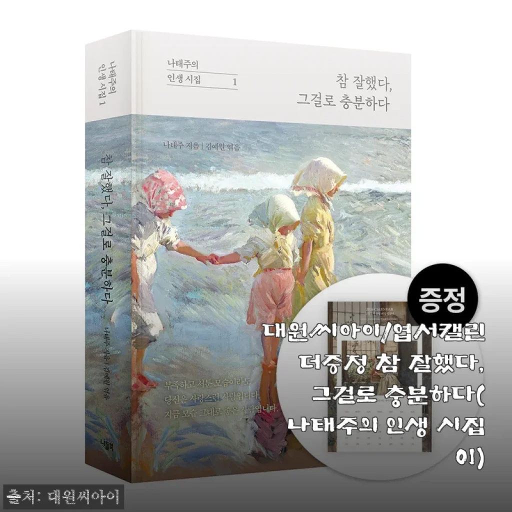 나태주의 인생 시집 '참 잘했다, 그걸로 충분하다' 구매 사용후기