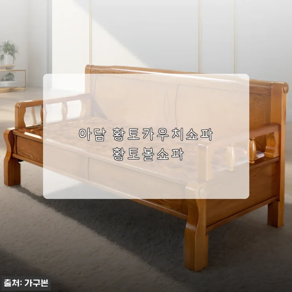 아담 황토카우치쇼파 황토볼쇼파 사용후기: 집안 분위기를 바꿔준 편안함의 발견