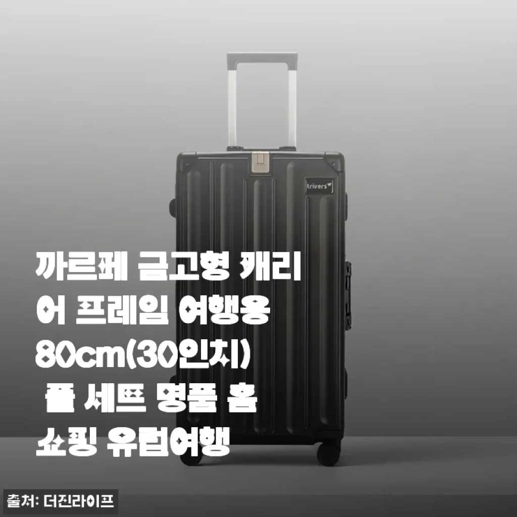 까르페 금고형 캐리어 프레임 여행용 80cm(30인치) 풀 세트 사용후기