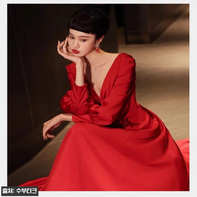 브라이덜샤워 셀프웨딩 레드드레스 후기 관련 이미지 1