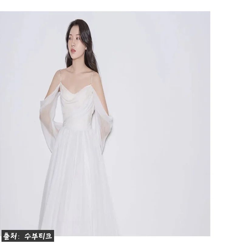 셀프웨딩촬영의 완성, 긴팔 오프숄더 관련 이미지 4