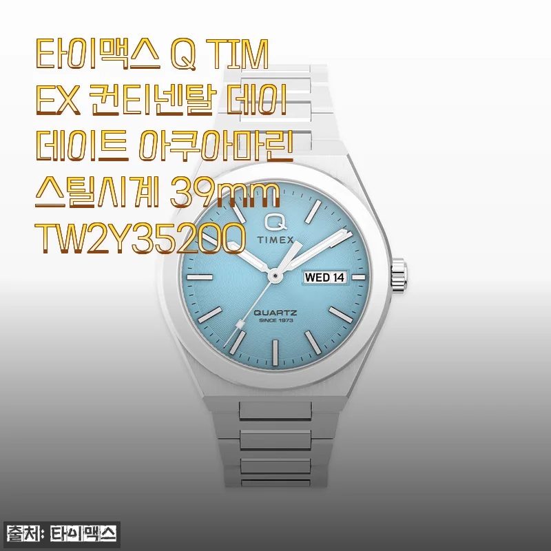 간만에 찾아온 가성비 시계의 정석, 타임랙스 컨티넨탈 데이데이트 TW2Y35200 착용기