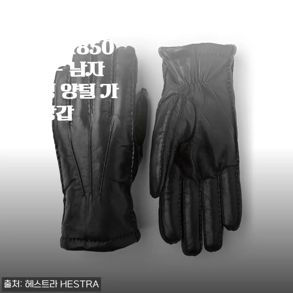 겨울 남친 선물로 강추! 헤스트라 조지 블랙 양털 가죽 장갑 사용 후기