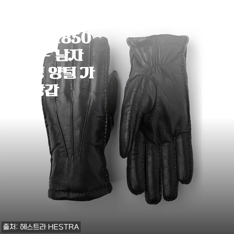 겨울 남친 선물로 강추! 헤스트라 조지 블랙 양털 가죽 장갑 사용 후기