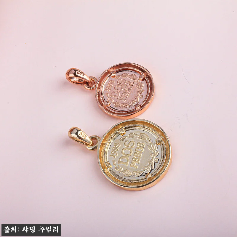 18K 엘리자베스 코인 커팅 펜던트 관련 이미지 3