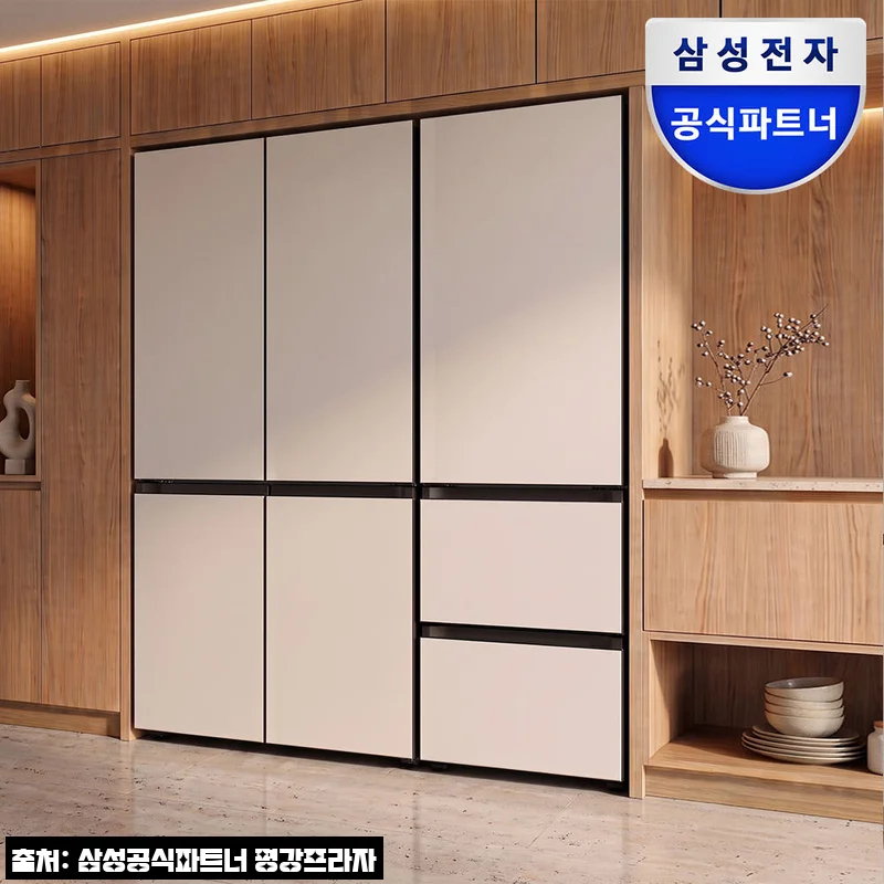 삼성 비스포크 AI 냉장고 김치냉장고 키친핏 Max 코타화이트, 냉툭튀 줄인 주방 완성 후기 체크