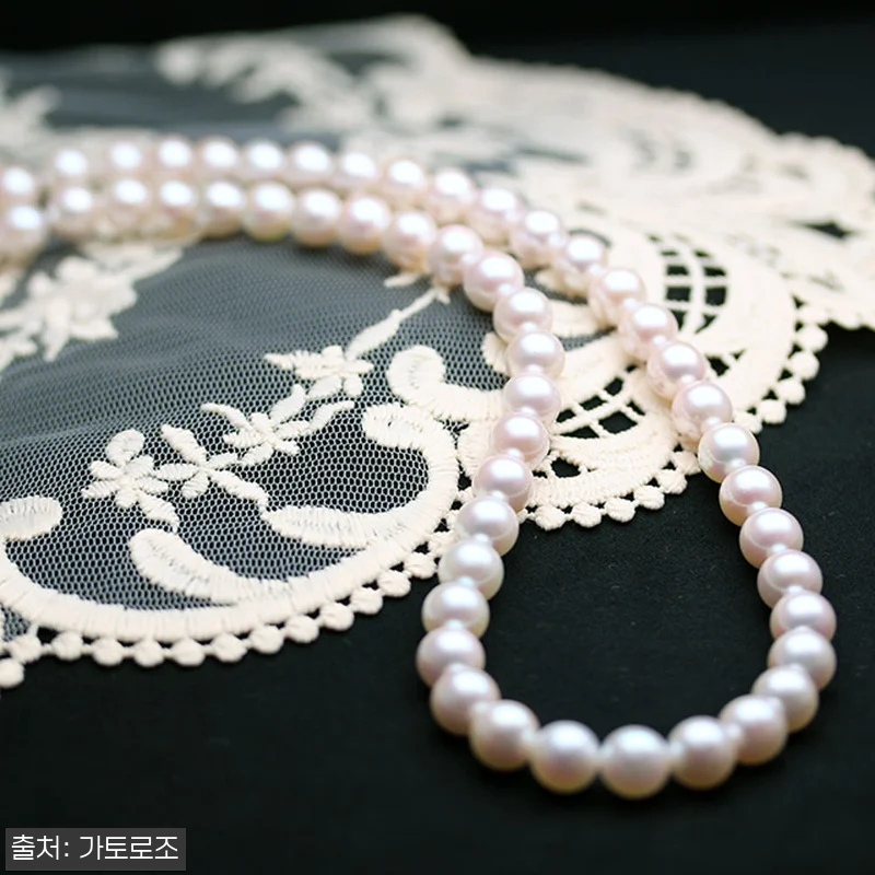 7.5~8mm 아코야 해수 진주 비드 관련 이미지 2
