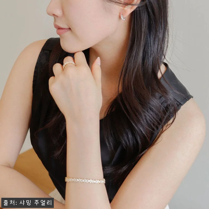 다이아 테니스 반지 랩 다이아 몬드 관련 이미지 2