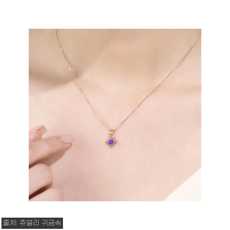 14k 18k 2월탄생석 목걸이 자수정목걸이, 구매 전 꼭 확인한 주문제작 포인트 17 14k 18k 2월탄생석 목걸이 자수 관련 이미지 6