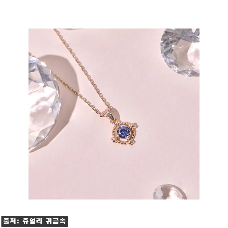 14k 18k 12월탄생석 목걸이 탄 관련 이미지 6