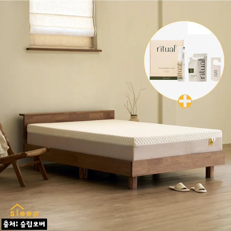 슬립오버 호텔 원목 침대 프레임 Q(퀸) 찐후기급 체크 포인트, 월넛 감성으로 침실 분위기 바꾸기