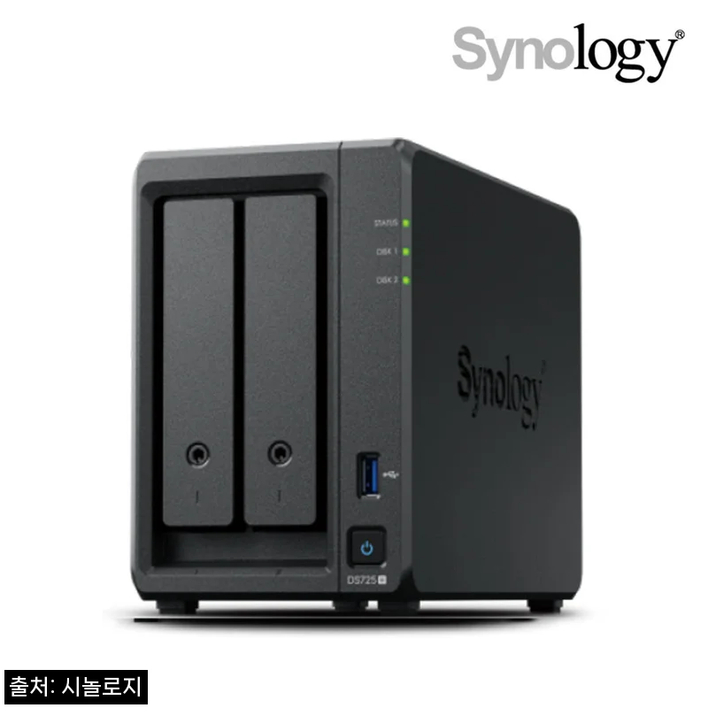 시놀로지 나스 DS725+ NAS 2BAY, 초기 설정 지원까지 챙긴 구매 체크 후기